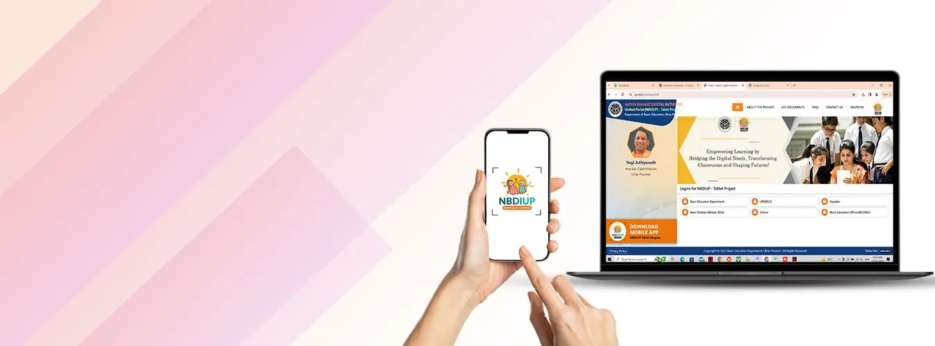 Explore the precision of Omninet's meticulously developed and maintained NBDIUP Tablet Project, a tailored solution initiated by UPDESCO. Exclusively designed for the Basic Education Dept, UP, this app ensures seamless mapping of IMEI numbers to beneficiaries in the NIPUN Bharat Digital Initiative Unified Portal, facilitating efficient tablet distribution.